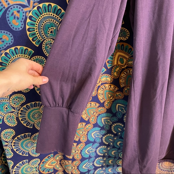 SEXY Ladies mint flowy cowl neck tunic purple by Weekenders size Lsarge - Picture 3 of 14